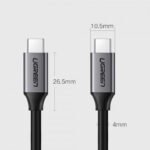 UGreen USB 3.1 Type C Male to Type C Male Cable Nickel Plating Aluminum Shell (1.5M) - Image 2