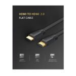 UGreen HDMI Flat Cable 3M (Supports Resolutions up to 4K x 2K) - Black - Image 2