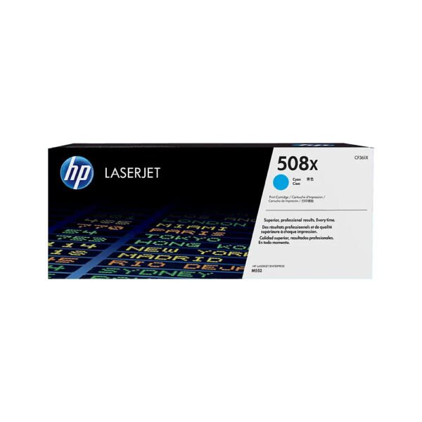 HP 508X High Yield Cyan (CF361X) Original LaserJet Toner Cartridge...