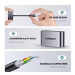 UGreen 2-in-1 USB-C to Headphone & Charger Audio Adapter - Image 3