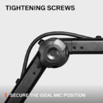 SteelSeries Mic Boom Arm For Gaming,Streaming & Podcasting,360Â° Rotation,Desk Clamp,Folding Scissor Design,Hidden Springs,Cable Management - Image 2