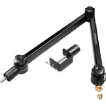SteelSeries Mic Boom Arm For Gaming,Streaming & Podcasting,360Â° Rotation,Desk Clamp,Folding Scissor Design,Hidden Springs,Cable Management