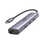 UGREEN USB-C To 3-Port USB 3.0 Hub With Gigabit Ethernet Adaptor