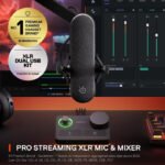 SteelSeries Alias Pro XLR Microphone + Stream Mixer, Mappable Controls,Dual PC Connectivity â€“ ( XLR Cable Included ) - Image 3