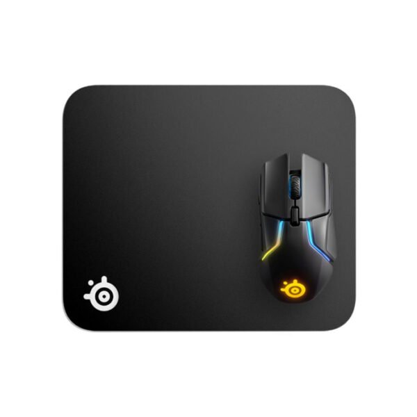 SteelSeries QCK Mini Cloth Gaming Mouse Pad Small (250x210x2mm) Micro-Woven Surface For Optical & Laser Sensors, Non-Slip Rubber Base