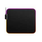 SteelSeries QcK Prism Micro Woven Cloth Medium (320 x270x4mm) Mousepad with 2-Zone RGB Game-Enhancing Illumination,Optimized for Low and High DPI Tracking Movements