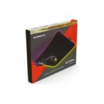 SteelSeries QcK Prism Micro Woven Cloth Medium (320 x270x4mm) Mousepad with 2-Zone RGB Game-Enhancing Illumination,Optimized for Low and High DPI Tracking Movements - Image 2