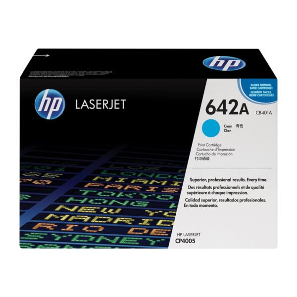 HP 642A Cyan Original LaserJet Toner Cartridge (CB401A)...