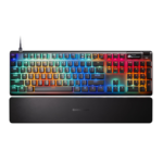 SteelSeries Apex Pro Gen 3 Wired Gaming Keyboard,OmniPoint 3.0 Adjustable Hyper Magnetic Switches, OLED Smart Display Dynamic Per-Key RGB illumination, Magnetic Wrist Rest, For PC/PS5 & Xbox