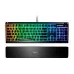 SteelSeries Apex 3 Wired RGB Gaming Keyboard 10-Zone RGB Illumination IP32 Water Resistant Premium Magnetic Wrist Rest (Whisper Quiet Switches) For PC,PS5 and Xbox - Image 3