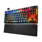 SteelSeries Apex Pro Esports TKL Gen 3 Quantum 2.0 Dual Wireless/ Bluetooth/Wired Mechanical Gaming Keyboard, Omnipoint 3.0 Smarter GG QuickSet, Dynamic Per-Key RGB illumination, OLED Smart Display, Magnetic Wrist Rest, For PC/PS5 & Xbox - Image 3