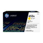 HP 653A Yellow Original LaserJet Toner Cartridge (CF322A)...