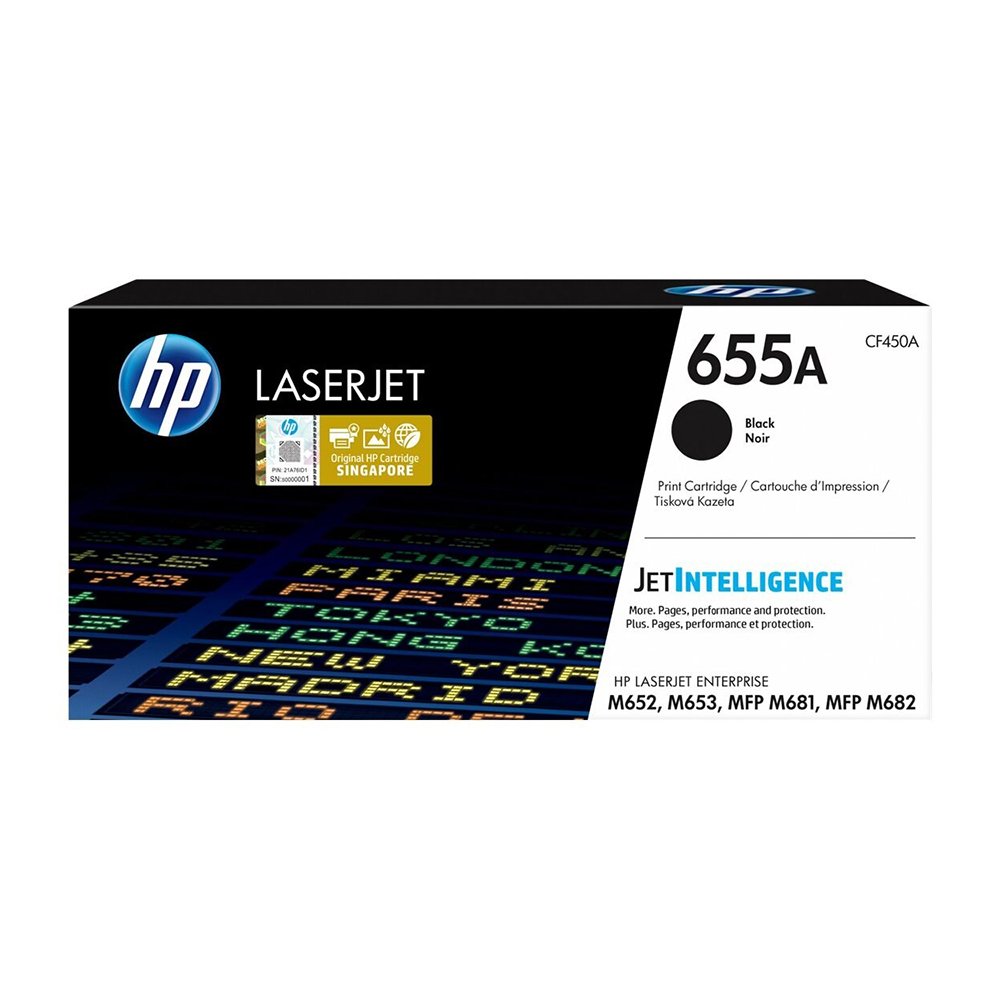 655A-Black-1000x1000 HP 655A Black Original LaserJet Toner Cartridge (CF450A)... - Image 1
