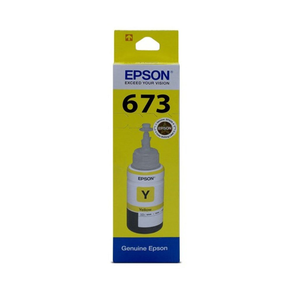673-y-1000x1000 Epson T673 Yellow Ink Bottle... - Image 1