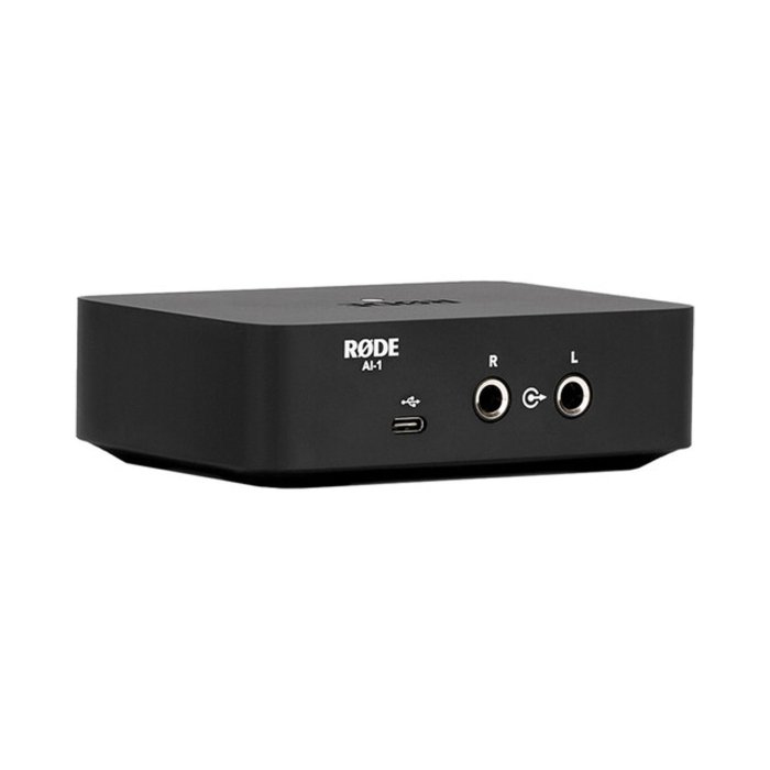 698813005130_0003_layer_0 Rode AI-7 Studio-Quality Audio Interface & Headphone Amplifier, Neutrik Combo Jack Input, 48V Phantom Power - Black - Image 1