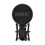 Rode NT1 Studio Condenser Microphone Wide Dynamic Range, High Sensitivity, XLR Cable Included, Shock Mount & Detachable Pop Filter - Black - Image 3