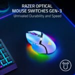 Razer Basilisk V3 Pro 35K Fully Customizable Wireless/ Bluetooth Wired Ergonomic Gaming Mouse, Focus Pro 35K Optical Gen-2 Sensor, Up to 210 Hrs on Bluetooth/145 Hrs on Wirelessâ€“ White - Image 3