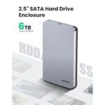 UGreen 2.5" Sata External Hard Drive Enclosure Aluminum Alloy - Image 3