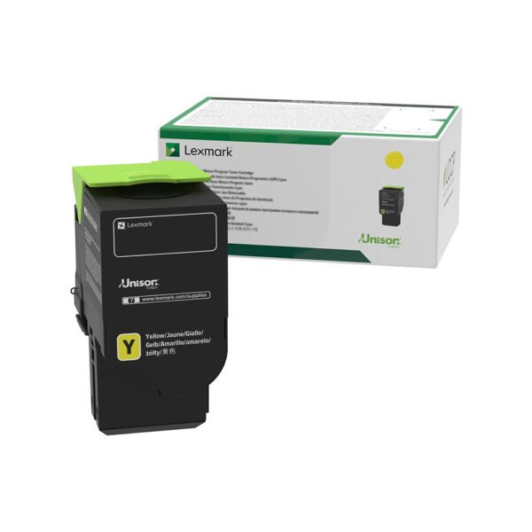Lexmark 78C50Y0 Yellow Return Program Toner Cartridge...