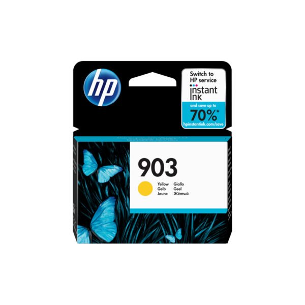 HP 903 Yellow Original Ink Cartridge (T6L95AE)...