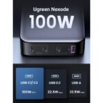 UGreen CD328 Nexode 100W USB C GaN Desktop Charger 4-Ports - Image 3