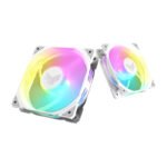 Asus TUF Gaming TR120 Reverse ARGB 3-in-1 Pack PWM 4 Pin Light Up The Cooling Excellence - White - Image 3