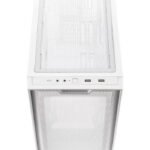 Asus A21 Micro ATX Tempered Glass Side Panel Case Without Fan - White - Image 2