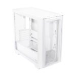 Asus A21 Micro ATX Tempered Glass Side Panel Case Without Fan - White - Image 3