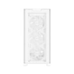 Asus A21 Plus Micro ATX Tower Tempered Glass Side Panel Case With 4 ARGB Fan - White - Image 3