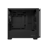 Asus A23 Plus Mid Tower Front Side & Left Side Tempered Glass Panel Case With 4 Fan RGB - Black - Image 2