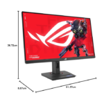 Asus Rog Strix XG27ACG 27" Fast IPS Panel QHD 180Hz, 1ms, HDR, 4-Ways Ergonomic Stand, USB Type-C, Gaming Monitor - Image 2