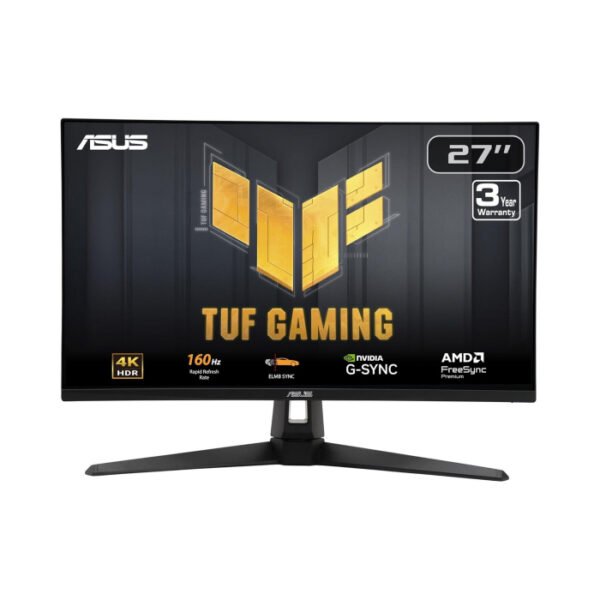 Asus TUF Gaming VG27UQ1A 27" 4K HDR Fast IPS 160Hz 1ms NVIDIA G-Sync and AMD FreeSync Premium Gaming Monitor