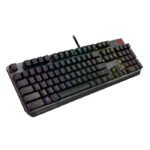 Asus XA05 ROG Strix Scope RX RED Optical Mechanical Switch RGB Wired Gaming Keyboard, Arabic, Black - Image 3