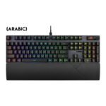 Asus XA11 Rog Strix Scope II Wired Optical Mechanical Gaming Keyboard RX Red Switch Linear & Swift (Arabic) - Black