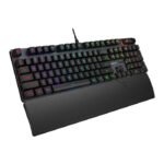 Asus XA11 Rog Strix Scope II Wired Optical Mechanical Gaming Keyboard RX Red Switch Linear & Swift (Arabic) - Black - Image 3