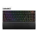 Asus X901 ROG Strix Scope II 96 Wireless Mechanical Gaming KeyBoard NX Snow Switch Refined Linear (Arabic) - Black