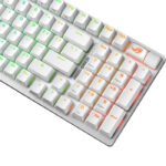 Asus X901 Rog Strix Scope II 96 Wireless Mechanical Gaming KeyBoard NX Snow Switch Refined Linear (Arabic) - White - Image 2