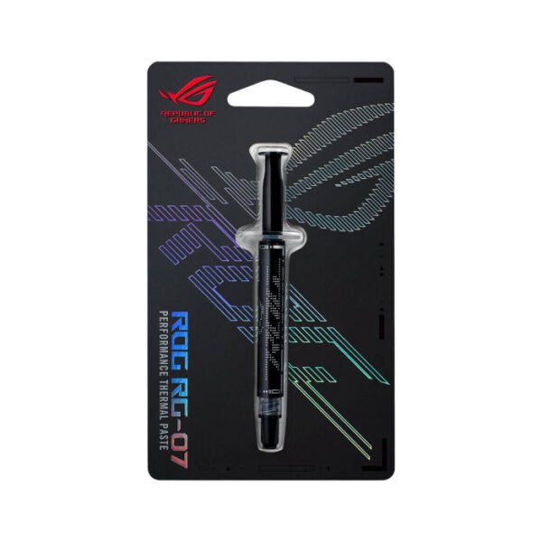 ASUS ROG RG-07 Performance Thermal Paste, 2.5 W/m.k maximum thermal absorption, 400 Pa-S Viscosity, 3 Grams, Grey | 90RC00R1-B0UAY0