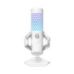 Asus Rog Carnyx USB Gaming Microphone One-Touch Mute Button,Bulit-In Pop Filter,Multi-Functional Control Knob,Metal Shock Mount - White - Image 3
