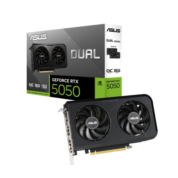 ASUS Dual GeForce RTX 5050 8GB OC Edition GDDR7 Graphic Card
