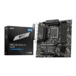 MSI PRO B760M-A WIFI – mATX Intel B760 DDR5 Motherboard with WiFi 6E & 2.5G LAN | 911-7D99-057