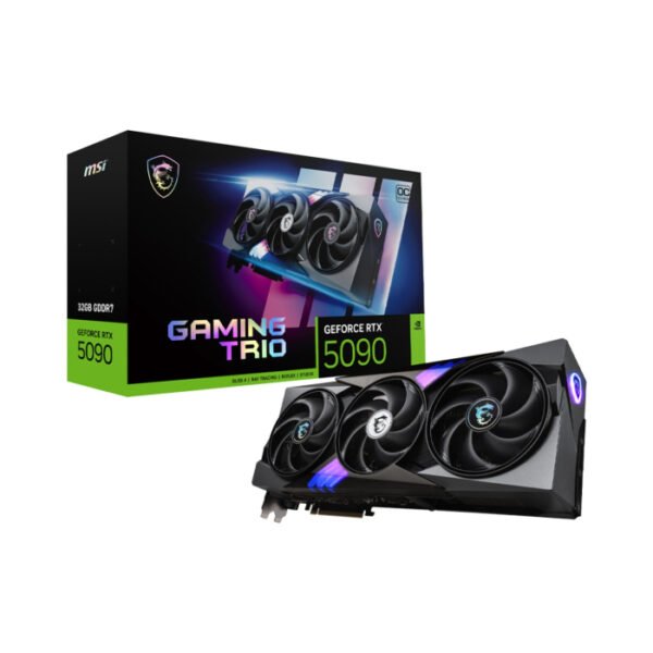 MSI Geforce RTX 5090 Gaming Trio OC Edition 32GB GDDR7 Graphic Card - Black