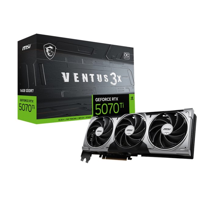 912-v531-461_0006_layer_0 MSI Geforce RTX 5070Ti Ventus 3X OC Edition 16GB GDDR7 Graphic Card | 912-V531-461 - Image 1