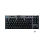 Logitech G915 TKL LIGHTSPEED LIGHTSYNC RGB Wireless Mechanical Gaming Keyboard GL Tactile Switch - Black