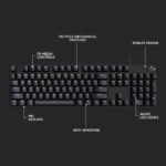 Logitech G413 SE Wired Mechanical Gaming Keyboard Tactile Mechanical Switches - Black - Image 2