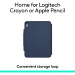 Logitech Rugged Combo 4 Touch Keyboard Case with Trackpad & Smart Connector for iPad (10th Gen & A16)-Classic Blue - Image 3