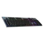 Logitech G915 X Lightspeed Low-Profile Wireless Gaming Keyboard Key Control, LightSync, Low-Profile Mechanical Switches - Black - Image 3