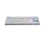 Logitech G915 X LIGHTSPEED TKL Mechanical Keyboard, Tactile Switches, Double-Shot PBT Keycaps, LIGHTSYNC RGB Illumination, Tri-Mode Connectivity, English (US) Layout, White | 920-012737 - Image 3