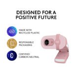 Logitech Brio 100 Full HD 1080p Webcam - Rose - Image 2