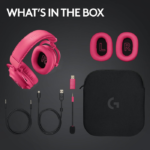 Logitech G PRO X 2 Lightspeed Wireless/Bluetooth/USB/ 3.5mm Gaming Headset For PC,PS5 & Switch- Pink - Image 2